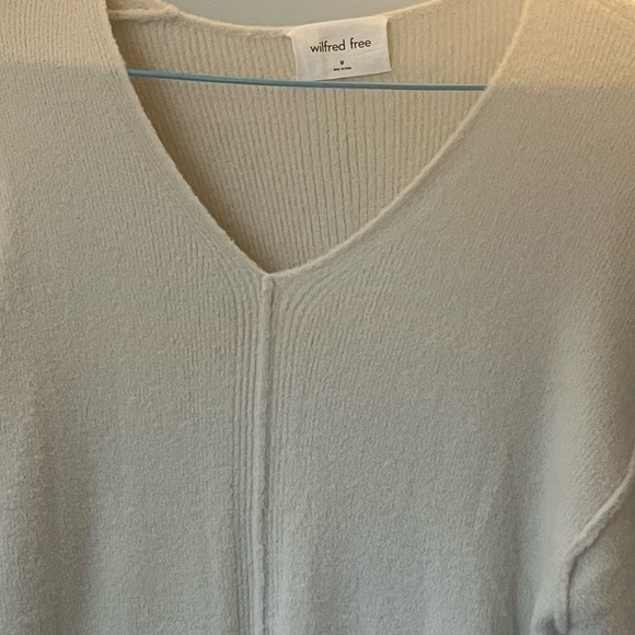 Wildfred soft sweater dress new with tag beige white - Picture 2 of 3
